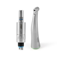 AZDENT Dental Mini 4:1 Contra Angle Fiber Optic Low Speed ​​Handpiece / Mini Fiber Optic Air Motor 6 Hollow