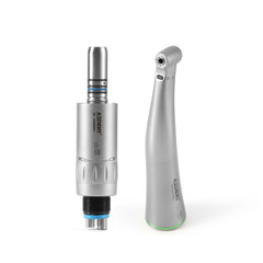 AZDENT Dental Mini 8:1 Contra Angle Fiber Optic Low Speed ​​Handpiece / Mini Fiber Optic Air Motor 6 Hollow
