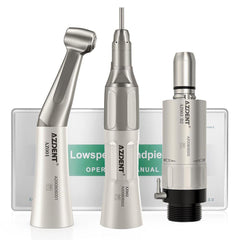 AZDENT Low Speed Handpiece & Air Motor Set With External Water Spray 2/4 Hole
