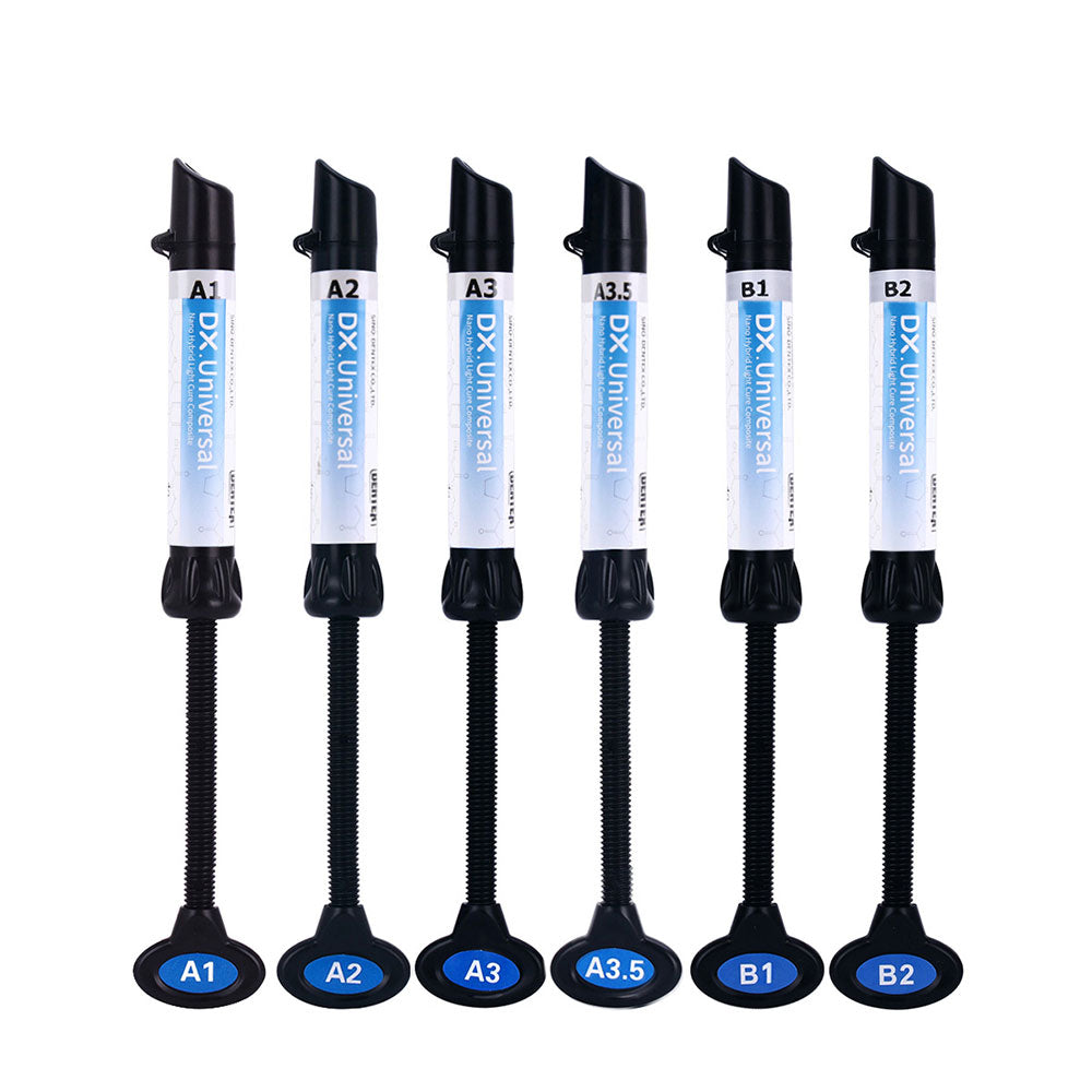 Dental Universal Nano Hybrid Light Cure Composite Resin A1/A2/A3/A3.5/B1/B2 4g Syringe