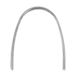 Arco de alambre AZDENT NiTi superelástico ovalado redondo de 0,012 a 0,020 mm para superior/inferior (paquete de 10 unidades)
