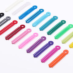 AZDENT Orthodontic Ligature Ties Multi-Color & Clear Color 1014 pcs/pack