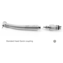 COXO Standard Head High Speed Air Turbine Handpiece with 4 Holes Coupler CX207-W H17-SPQ4