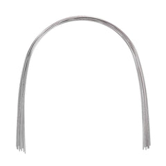 AZDENT Arco de alambre NiTi superelástico natural redondo 0.012 superior 10 piezas/paquete