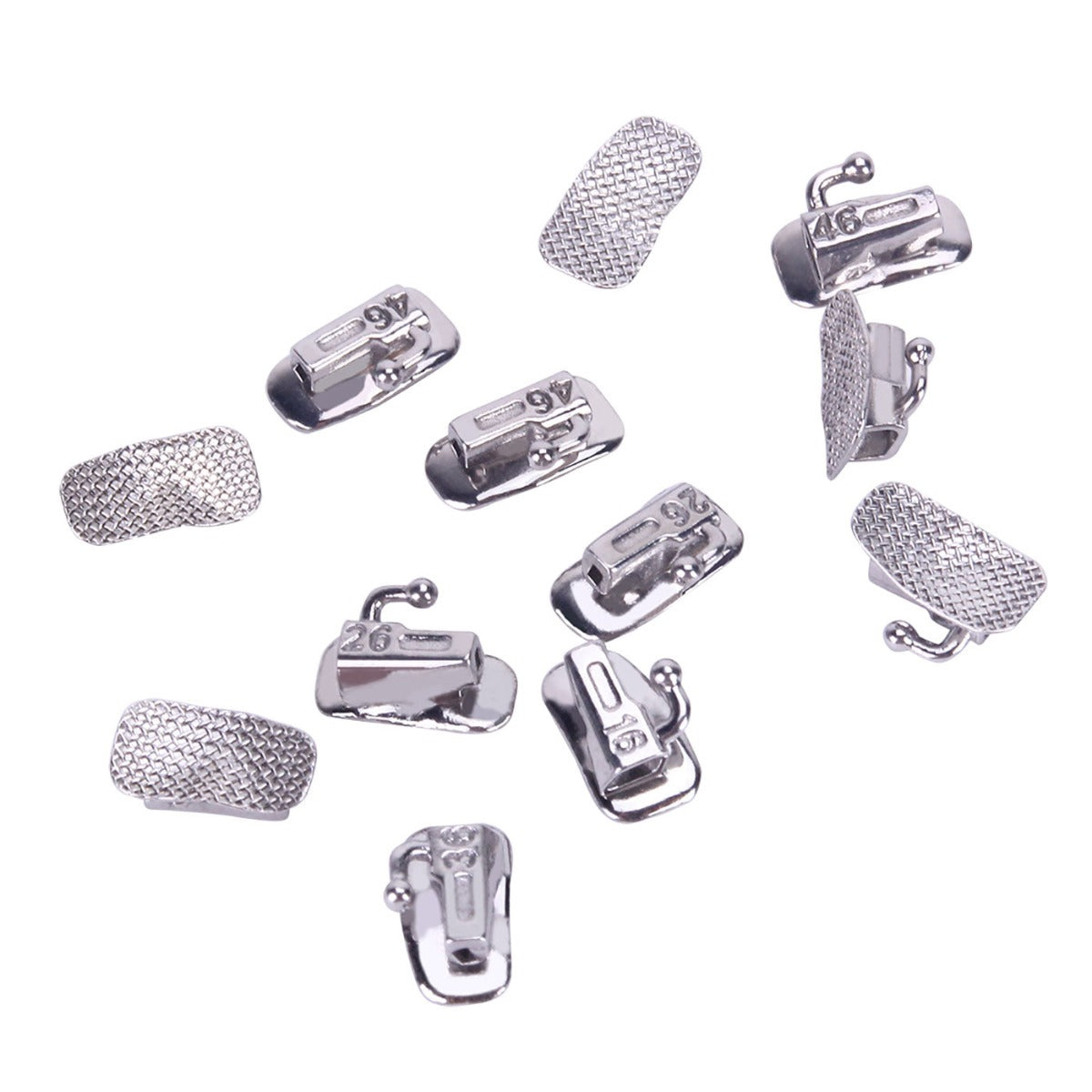 AZDENT Buccal Tube 1st Molar Bondable Split Non-Convertible Roth 0.018 80pcs/Box