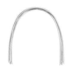 Arco de alambre AZDENT de acero inoxidable, forma ovalada, rectangular, 0,017 x 0,025, inferior, 10 unidades/paquete