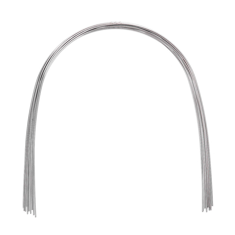 AZDENT Arco de Niti Super Elástico Natural Redondo Tamaño Completo 10 piezas/Paquete
