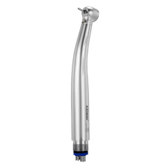 AZDENT High Speed Handpiece Torque Head Push Button E-generator LED Triple Water Spray Ceramic Bearings 4 Hole