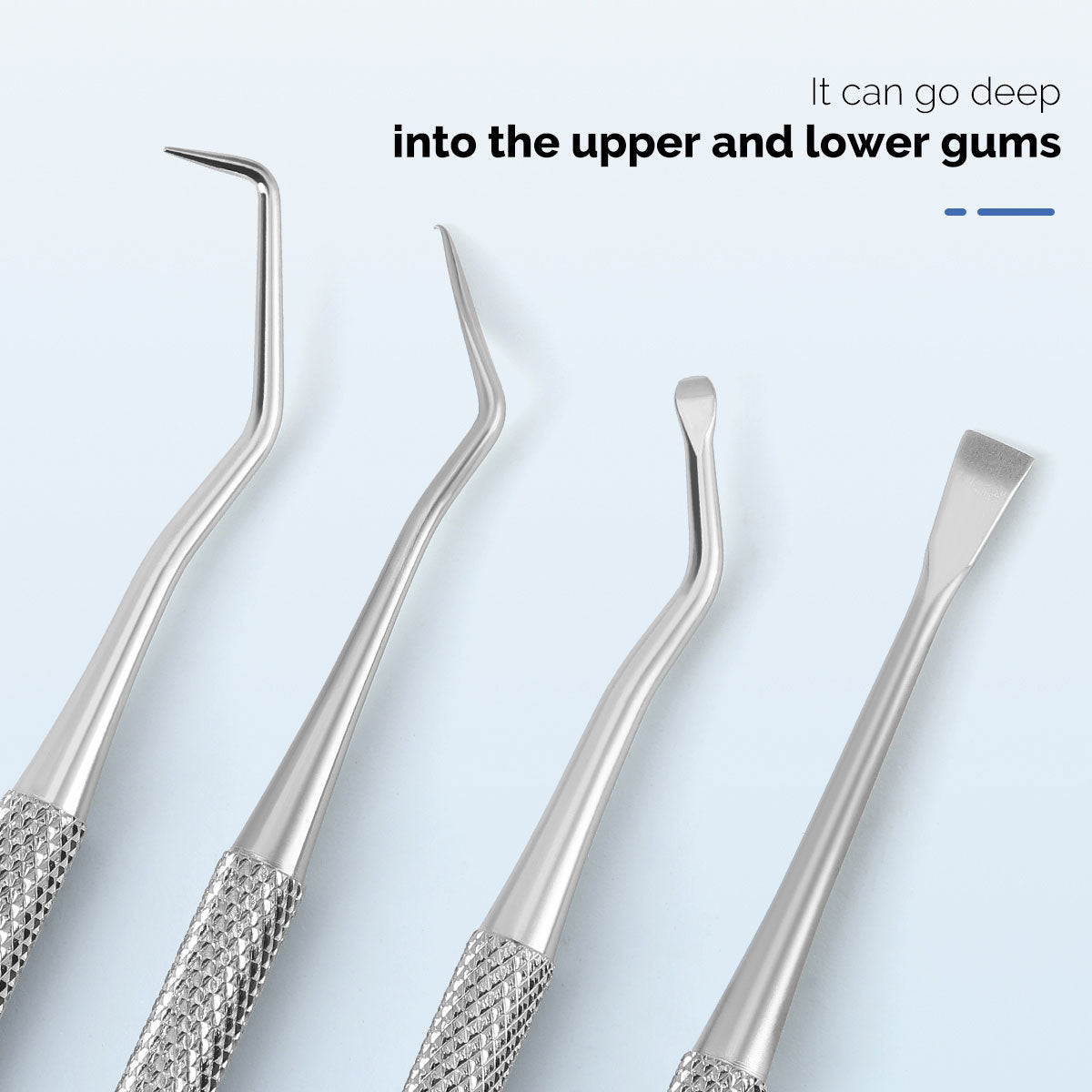 Dental Cleaning Tool Set Stainless Steel 6pcs/Set