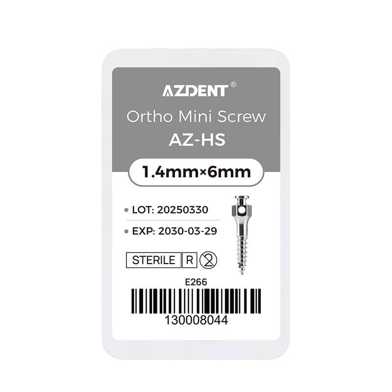 AZDENT Dental Orthodontic Mini Screws AZ-HS Micro Implants Sterile 1pc/Pack