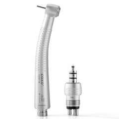 COXO Standard Head High Speed Air Turbine Handpiece with 4 Holes Coupler CX207-W H17-SPQ4