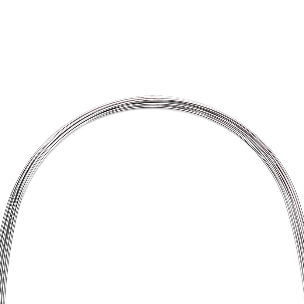 AZDENT Arco de Niti Super Elástico Natural Redondo Tamaño Completo 10 piezas/Paquete