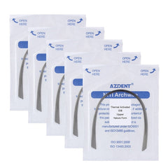 AZDENT Thermal Active NiTi Archwire Natural Form Round 0.018 Upper 10pcs/Pack
