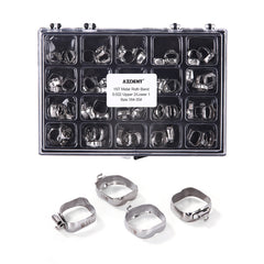 AZDENT 1st Molar Bands with Buccal Tube Roth .022 #16-#35 U2/L1 80pcs/Box