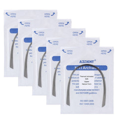 AZDENT Thermal Active NiTi Archwire Natural Form Round 0.020 Upper 10pcs/Pack