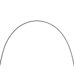 Arco de alambre AZDENT TMA Beta Ti-Mo, aleación rectangular, tamaño completo, 1 unidad/paquete