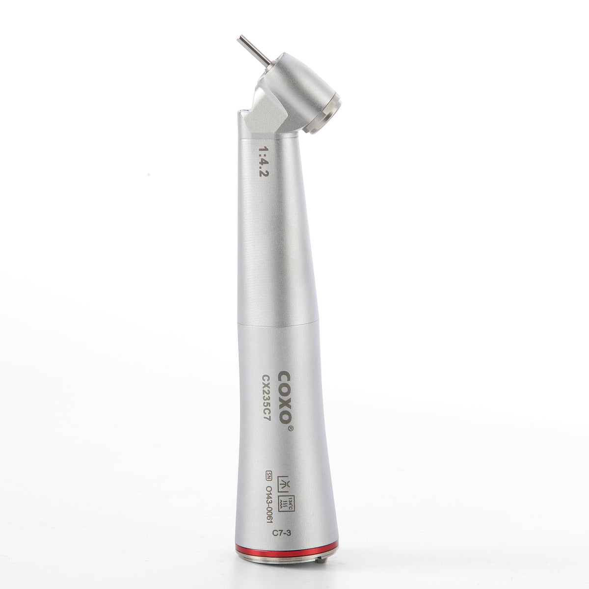 COXO Dental 1:4.2 Increasing 45 Degree Fiber Optic Electric Contra Angle Handpiece CX235C7-3