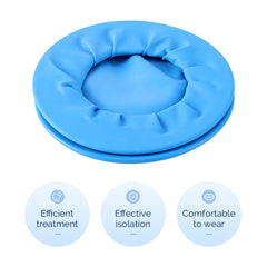 Dental Disposable Rubber Sterile Mouth Opener O Shape Lip Retractor Blue 1pc/Bag