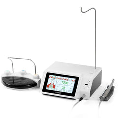 AZDENT Dental Implant Motor Brushless Color Touch Screen And 45 Degree 1:4.2 Increasing Fiber Optic Handpiece External Water