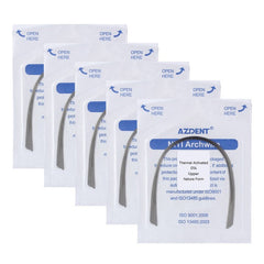 AZDENT Thermal Active NiTi Archwire Natural Form Round 0.014 Upper 10pcs/Pack