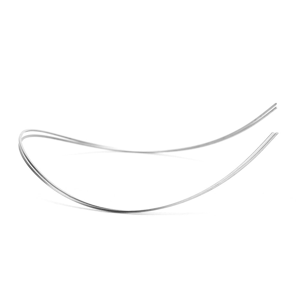 Arco de Niti AZDENT con curvatura inversa rectangular de 0,017 x 0,022 superior, paquete de 2 unidades
