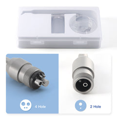 AZDENT Dental Aluminum Oxide Micro Blaster Sandblasting Gun System without Water 2/4Hole