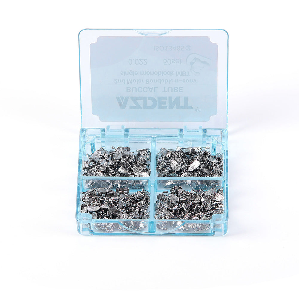 AZDENT Buccal Tube 2nd Molar Bondable Monoblock Non-convertible MBT 0.022 50Sets/Box