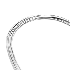 Arco de alambre AZDENT de acero inoxidable, forma ovalada, rectangular, 0,018 x 0,025, inferior, 10 unidades/paquete