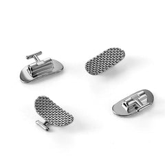 AZDENT Buccal Tubes 1st Molar Bondable Non-Convertible Roth Rectangle 0.025*0.019 4pcs/Bag