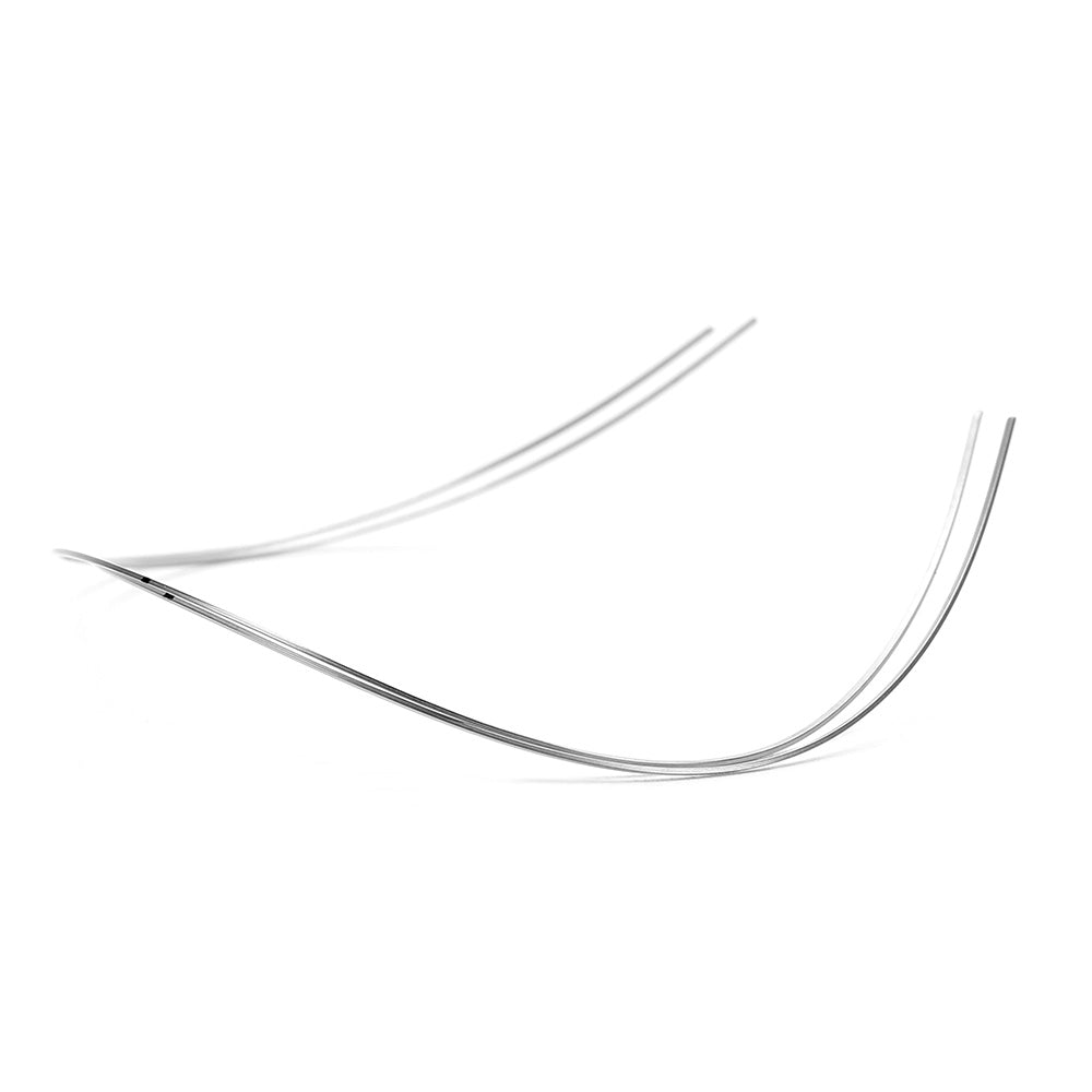 Arco de Niti AZDENT con curvatura inversa rectangular de 0,017 x 0,022 superior, paquete de 2 unidades