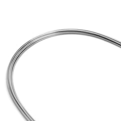 Arco de alambre AZDENT de acero inoxidable, forma natural, redondo, 0,012 mm, inferior, 10 unidades/paquete