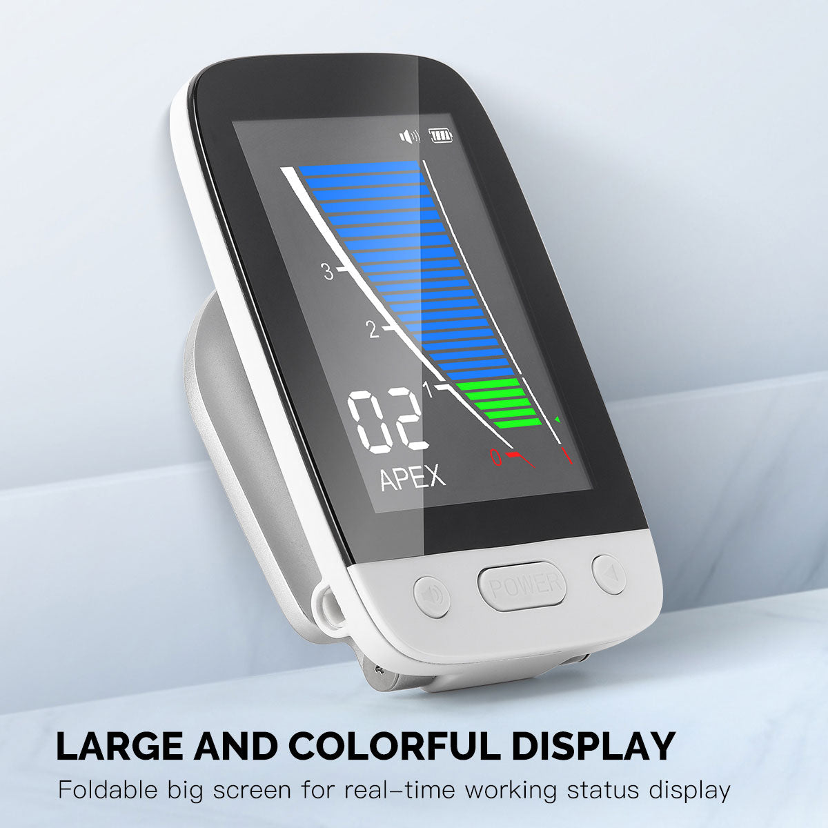 AZDENT Dental Endodontic Apex Locator Root Canal Measurement Tool Multi-frequency Color Display Apex ll