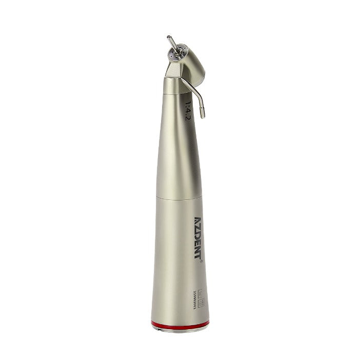 AZDENT Dental Implant Motor Brushless Color Touch Screen And 45 Degree 1:4.2 Increasing Fiber Optic Handpiece External Water