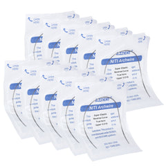 AZDENT Arch Wire NiTi Reverse Curve True Form Round 0.016 Upper 2pcs/Pack