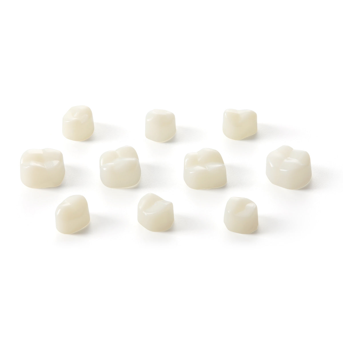Dental Temporary Resin Teeth Crown Material for Anterior Molar Posterior Teeth 50pcs/Bag