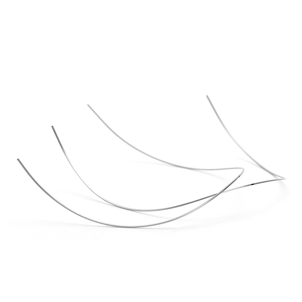 Arco de alambre AZDENT NiTi con curvatura inversa, forma real, rectangular, 0,016 x 0,025, superior, paquete de 2 unidades