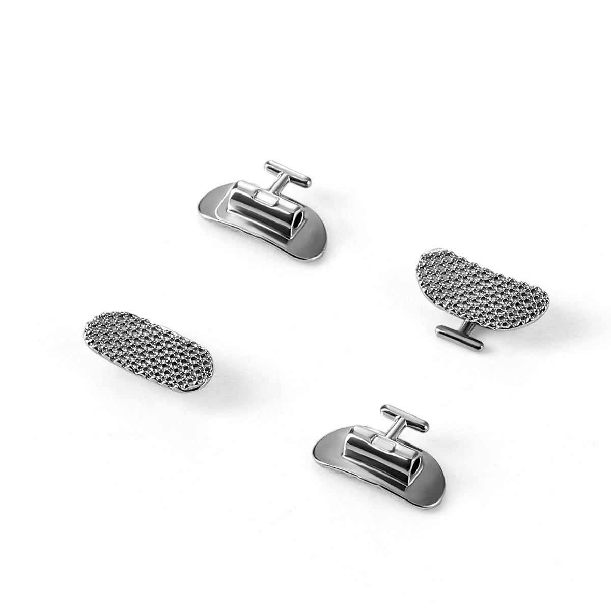 AZDENT Buccal Tubes Bondable 1st Molar Non-Convertible Roth Round 0.025 4pcs/Bag