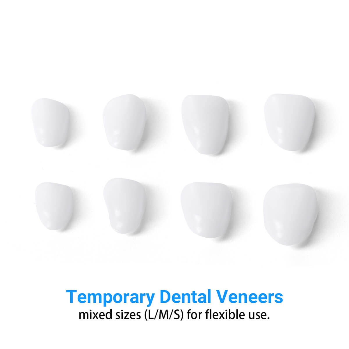 Dental Provisional Teeth Veneers Ultra-Thin Temporary Crowns for Upper Anterior A1 A2 50pcs/Bag