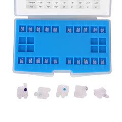 AZDENT Dental Ceramic Bracket Roth 0.022 Hooks On 345 20pcs/Box