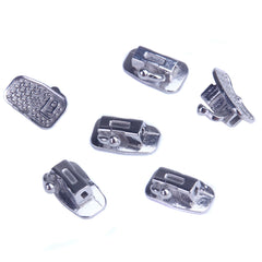 Tubo bucal AZDENT para primer molar, monobloque cementable, no convertible, MBT 0.022, 20 juegos/caja