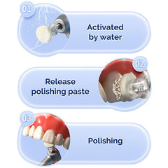 Dental Disposable Composite Polishing Disk for High Gloss Polishing of Composite 50 Disks+1 CA Mandrel