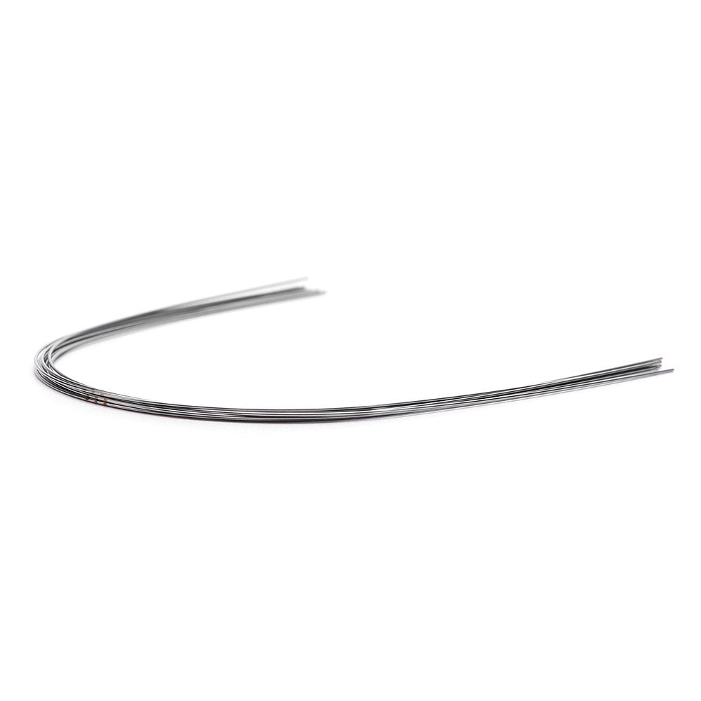 AZDENT Arco de Niti Super Elástico Natural Redondo Tamaño Completo 10 piezas/Paquete