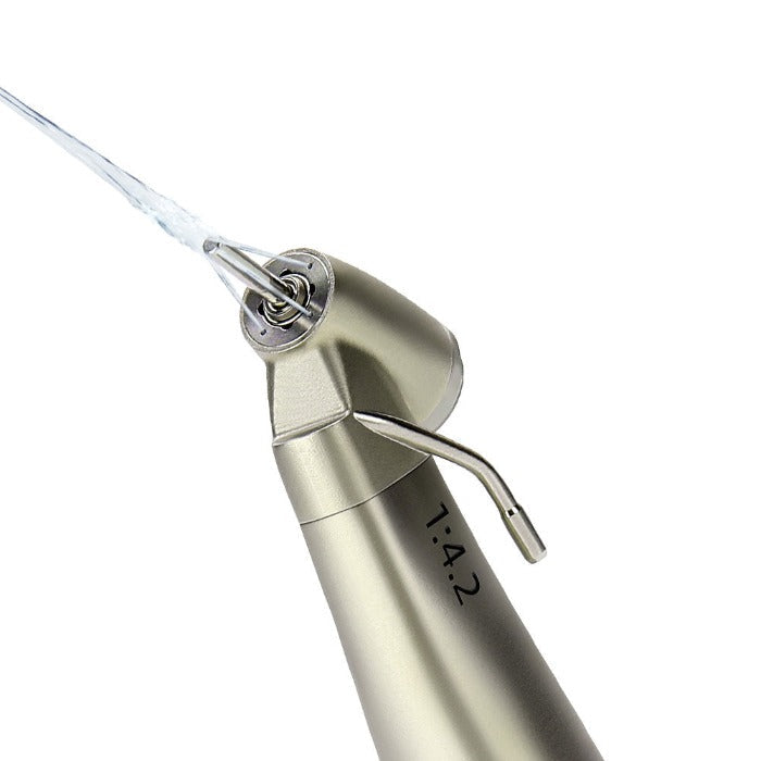 AZDENT Dental Implant Motor Brushless Color Touch Screen And 45 Degree 1:4.2 Increasing Fiber Optic Handpiece External Water
