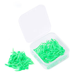 Cuñas dentales desechables con orificio de plástico para separación de dientes, tamaño M/S, 100 unidades/caja