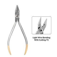 Orthodontic Light Wire Bending Plier with Cutting TC