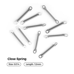 AZDENT Dental Orthodontic Accessory Closed Coil Spring 0.014 12mm 10pcs/Bag