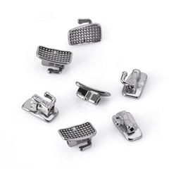 Tubo bucal AZDENT para primer molar, monobloque no convertible, adhesivo Roth 0.022, 50 juegos/caja