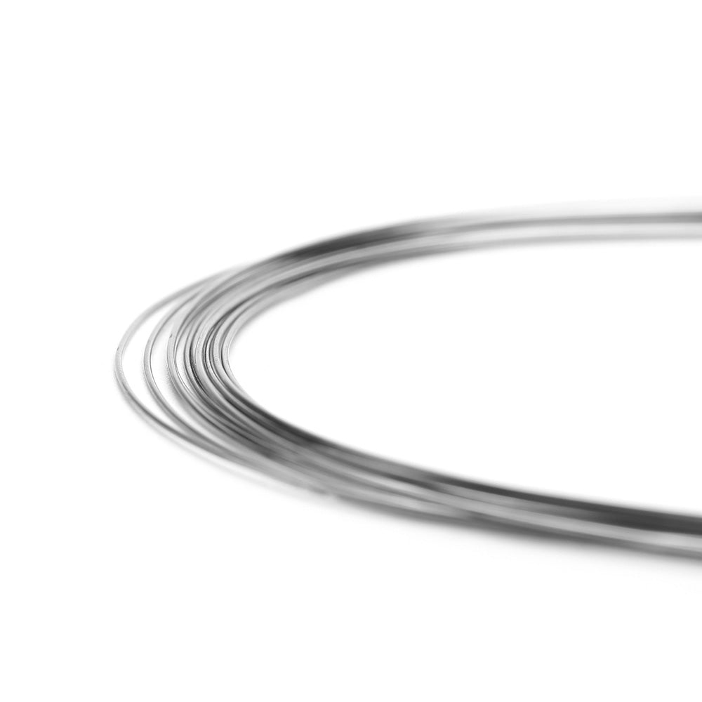 Arco de alambre AZDENT de acero inoxidable, forma natural, redondo, 0,018 mm, inferior, 10 unidades/paquete