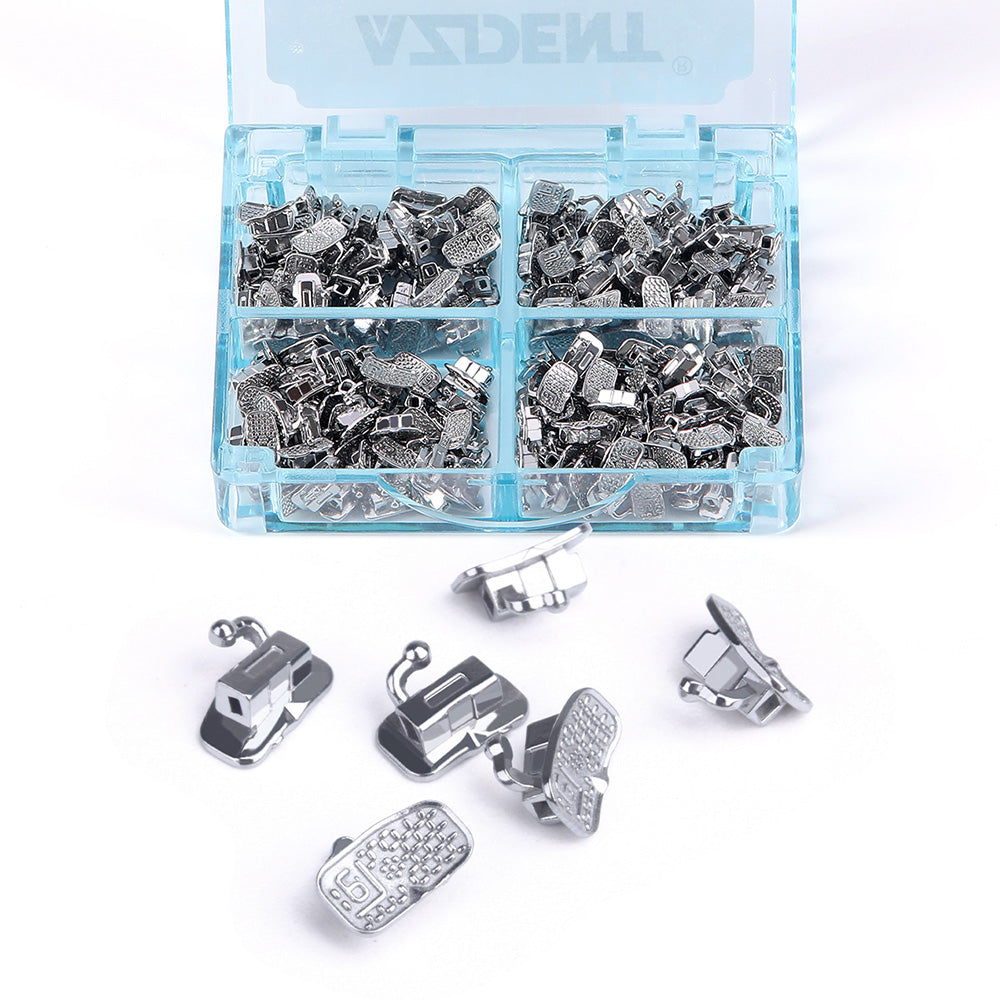 Tubo bucal AZDENT para primer molar, monobloque no convertible, MBT 0.022, 50 juegos/caja
