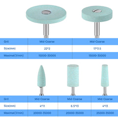 Dental Lab Ceramic Diamond Grinder Zirconia Porcelain Polish Mid-Coarse